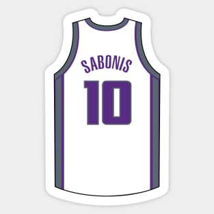 Domantas Sabonis Sacramento Jersey Qiangy Sticker